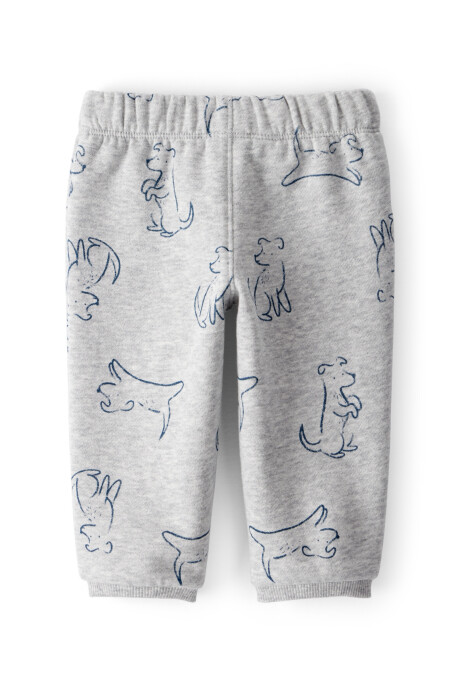 Pantalón deportivo de algodón, diseño perros Sin color
