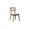 Silla de Comedor Classic - Línea Manhattan Tela Bouclé/Natural