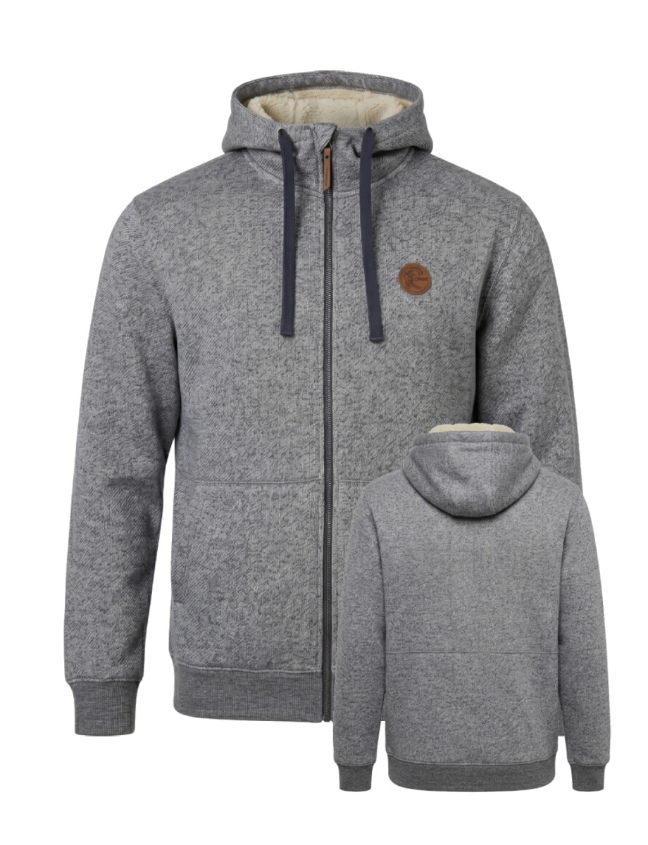 Campera O'Neill Melange Texture - Gris Claro 