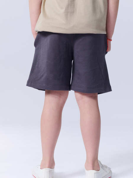 Bermuda deportiva liviana cordón Gris Oscuro
