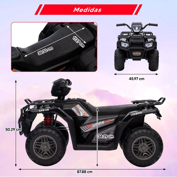 Cuatriciclo Eléctrico Atv Para Niños Pequeños CUATRICICLO ELECTRICO BJJC915