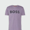 Hugo Boss -Remera de algodón con logo, regular fit , THINKING Violeta
