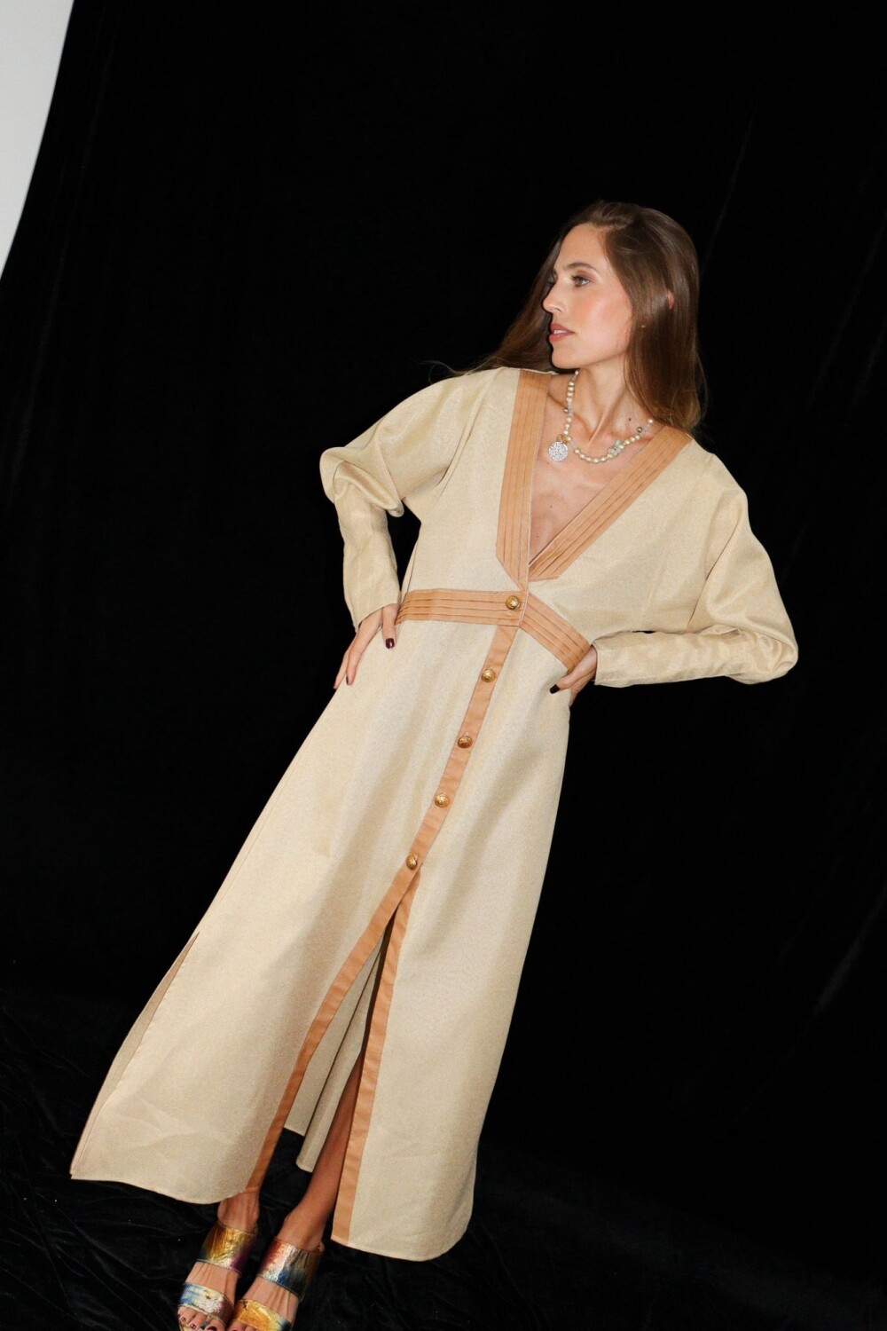 Coat Dress Beige