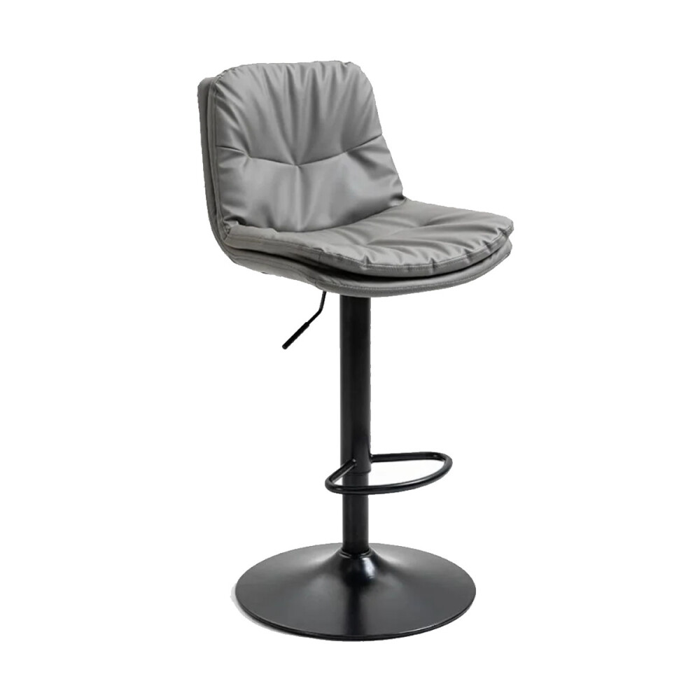 Butaca eco cuero con respaldo alto Pillow Gris