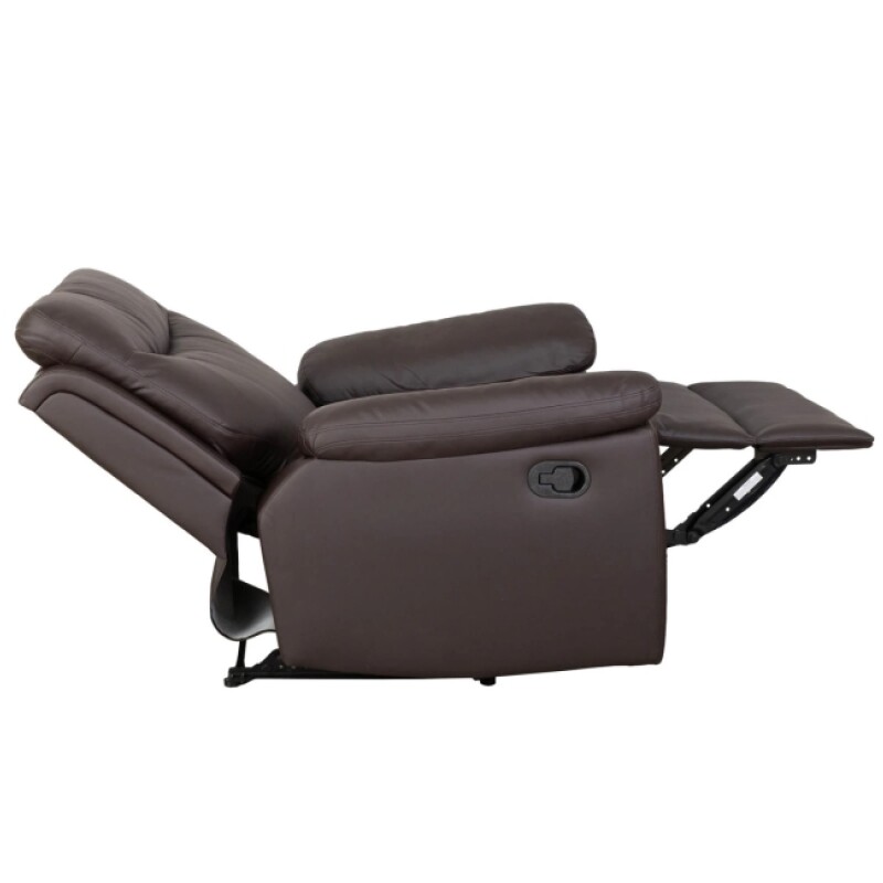 Sofa Lexus 1 Cuerpo Recliner Pu Marron Sofa Lexus 1 Cuerpo Recliner Pu Marron