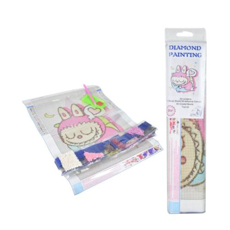 Kit tapiz diamond painting Labubu
