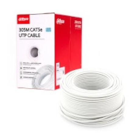 Cable Bobina 305m de Red Dahua Color Blanco Cable Bobina 305m de Red Dahua Color Blanco