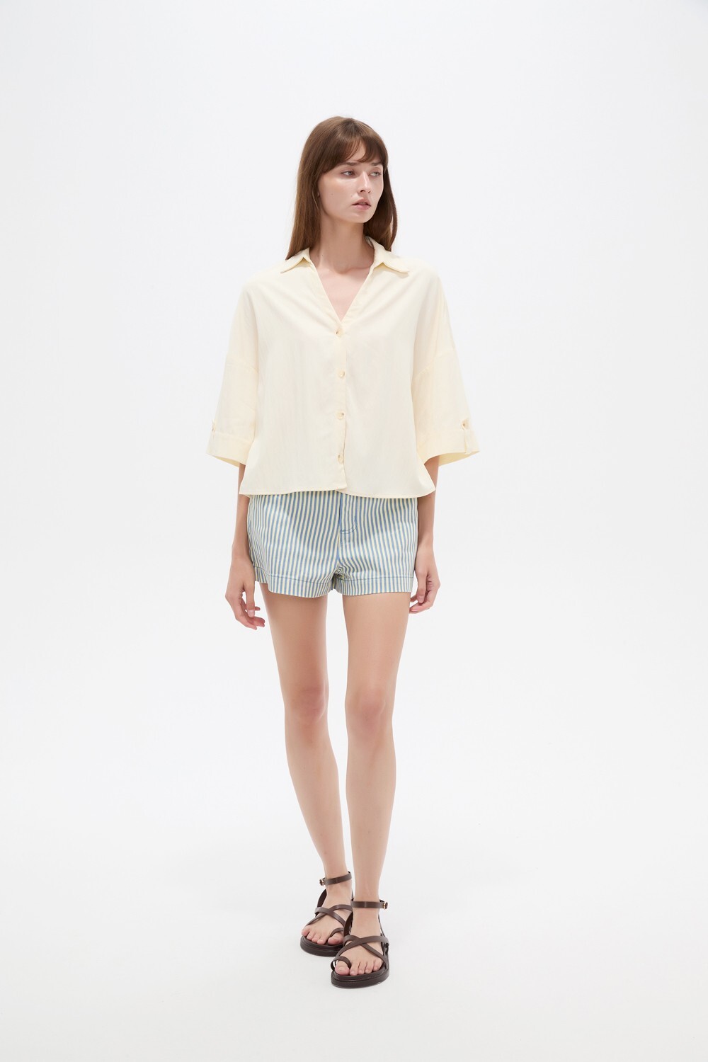 Camisa Tareo Crudo / Natural
