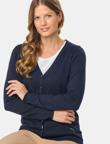 CARDIGAN CLÁSICO Marino