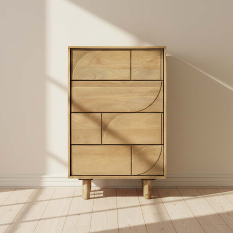 CAJONERA MADERA NATURAL-BEIGE ÁNGELES