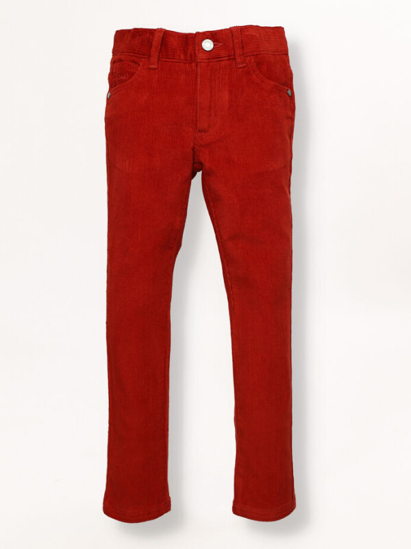 Pantalón en micropana color caldero Pantalón en micropana color caldero