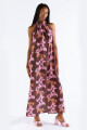 MICHU HALTER DRESS Broken Flowers