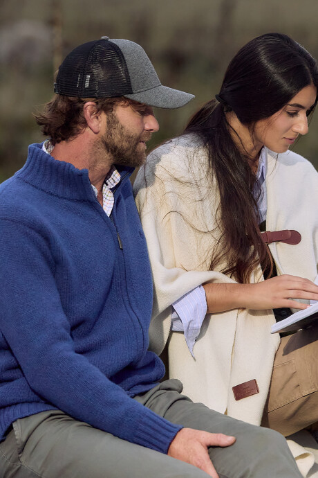 Campera de Lana Azul