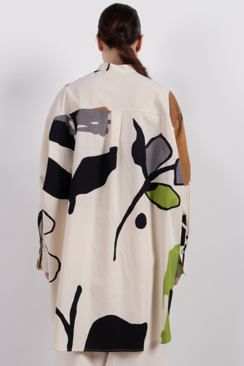 CAMISA FLORES Estampado