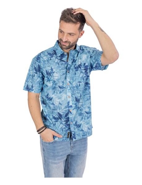 Camisa estampada UFO Maui Mix L