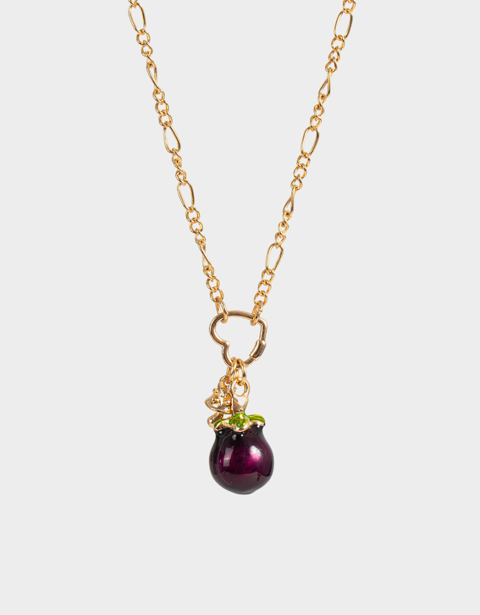 Collar Corto Con Frutas 