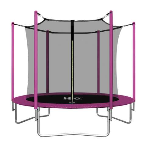 Cama Elástica de 1,83 M Trampolín Saltarín Multicolor Rosa Cama Elástica de 1,83 M Trampolín Saltarín Multicolor Rosa
