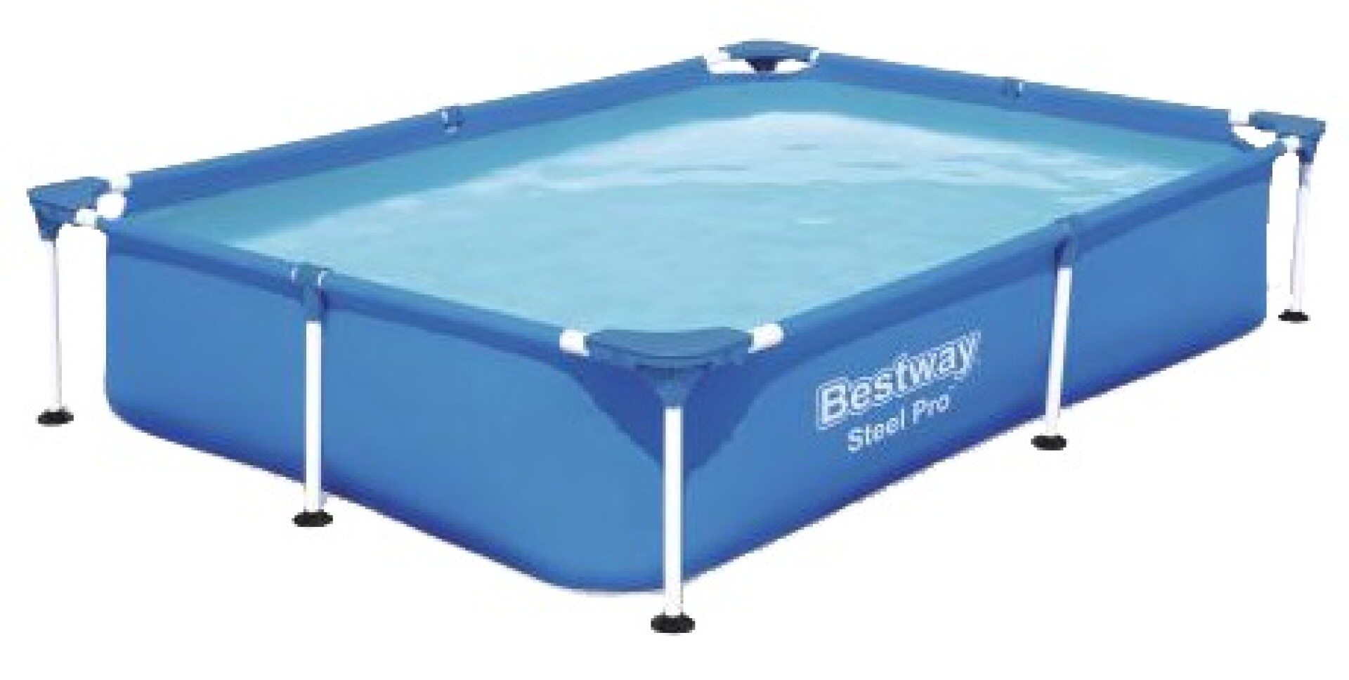 Piscina Rectangular Bestway con Estructura Metalica 1200 lts S/Depurador 