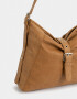 Saca Cartera Hobo Con Hebilla - Marron Camel