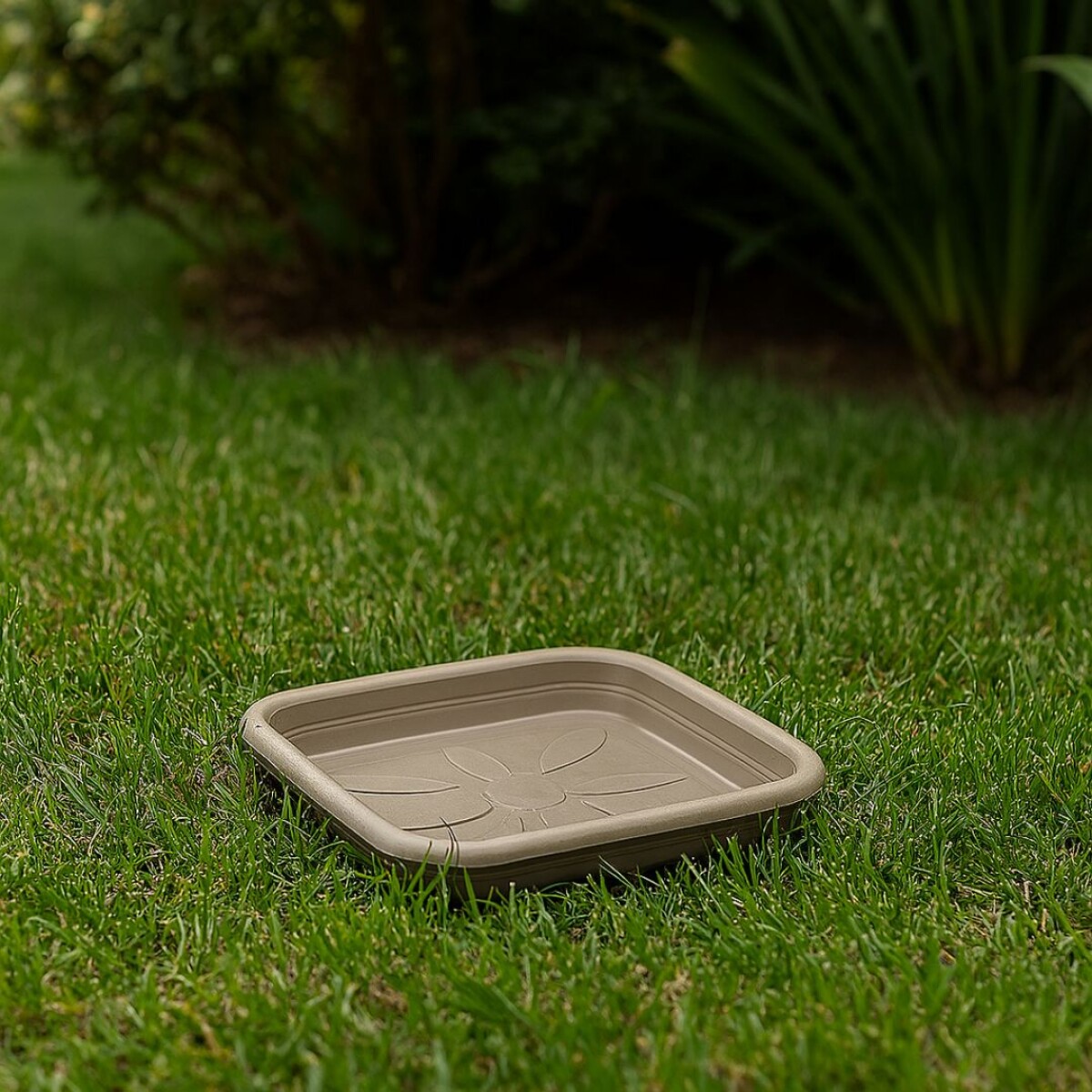 PLATO DE MACETA CUADRADO N1 842 ARENA - ARENA 