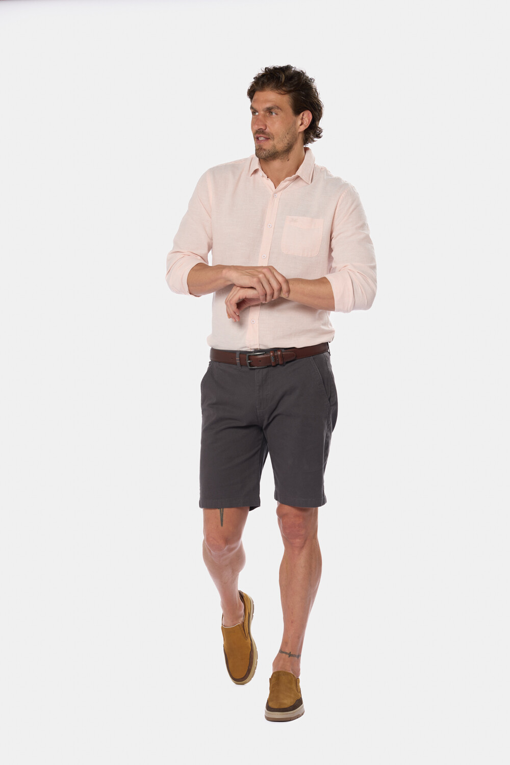 BERMUDA CLASICA Gris