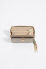 CARTERA SOLAPA PIEL Gris