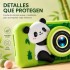 Cámara de Fotos Digital Infantil Panda Recargable VERDE