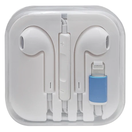 Auricular Manos Libres Conexión para Iphone BLANCO