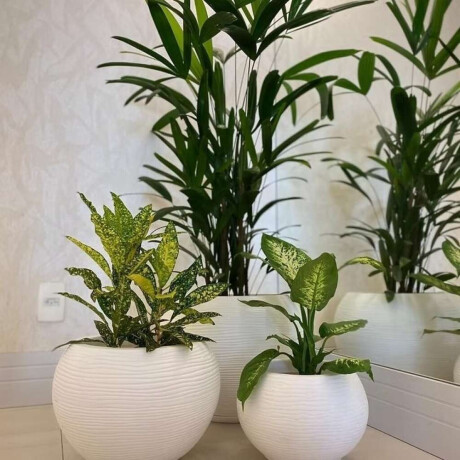 Maceta 17X19Cm Florenca Sisal Blanca