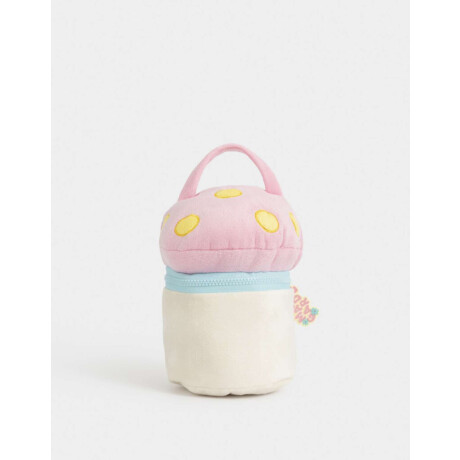 Portacosméticos Infantil De Honguito Y Charm Combinacion Multicolor