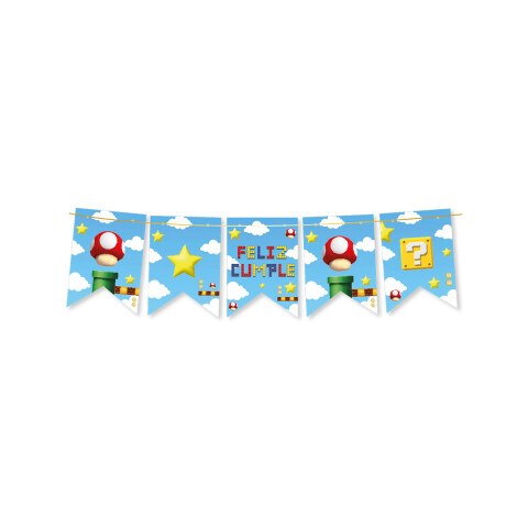 Cotillón Banderín Video Game 150 cm U