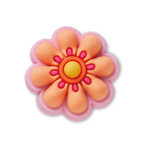 Jibbitz Tiny Orange and Pink Flower Multicolor