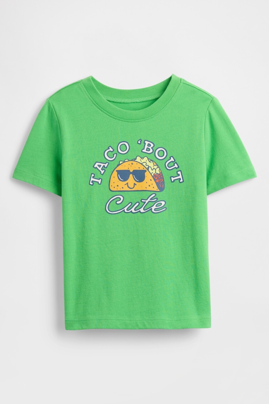 Remera Gràfico Toddler Niño Poison Green 166444Tcx