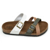 Sandalias Chill Sunday de Mujer - YF01W Blanco-verde