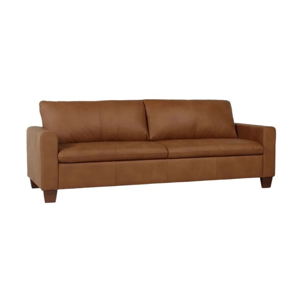 SOFA 100% CUERO - MODELO BLANC - 4 CUERPOS - MARRON SOFA 100% CUERO - MODELO BLANC - 4 CUERPOS - MARRON
