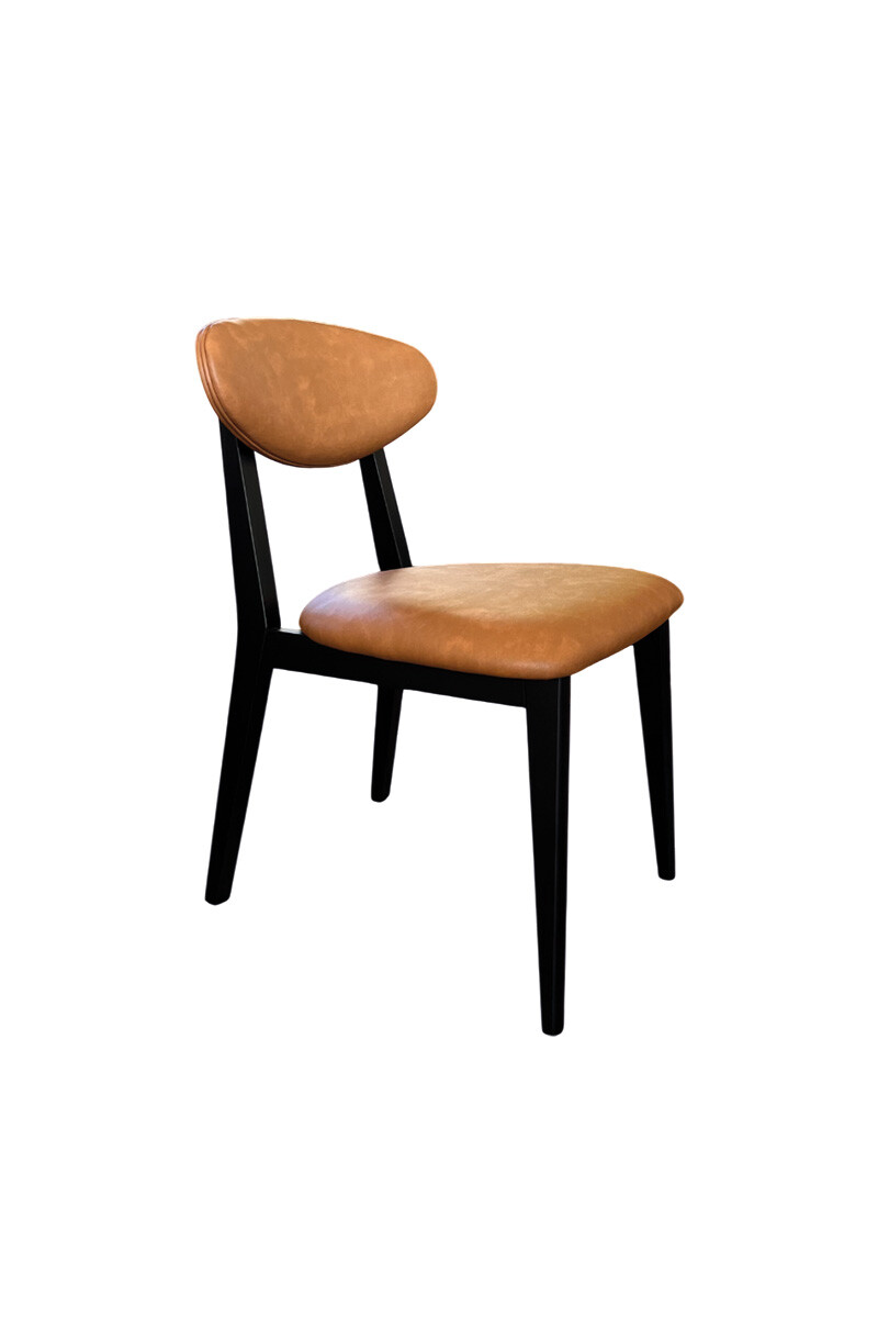 COMPASS SILLA COMPASS MADERA NEGRA TELA 2049 49,5X58X82,5H