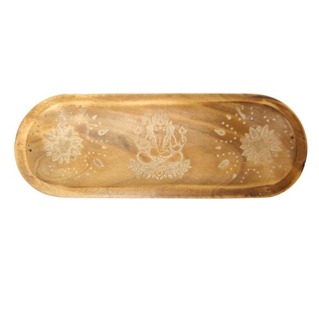 PORTAINCIENSO PLATO DE MADERA Portaincienso Plato De Madera