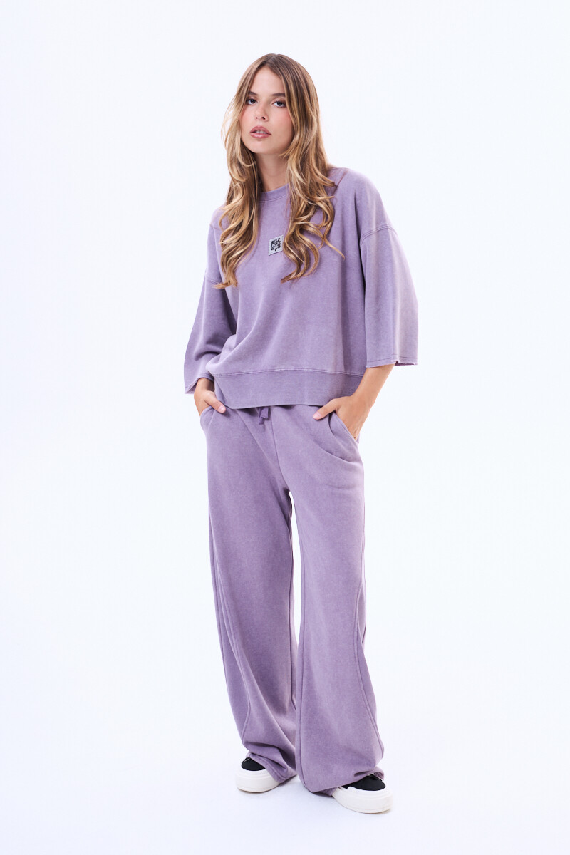 Pantalon felpa Salento Lila
