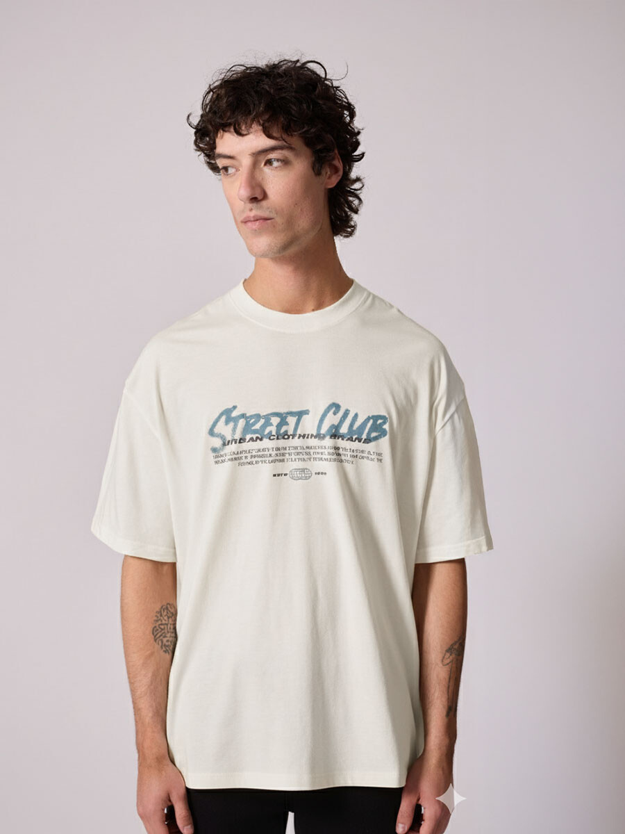 T-SHIRT MANON DIXIE - Marfil 