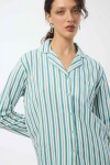 Camisero Berta Rayas Verde