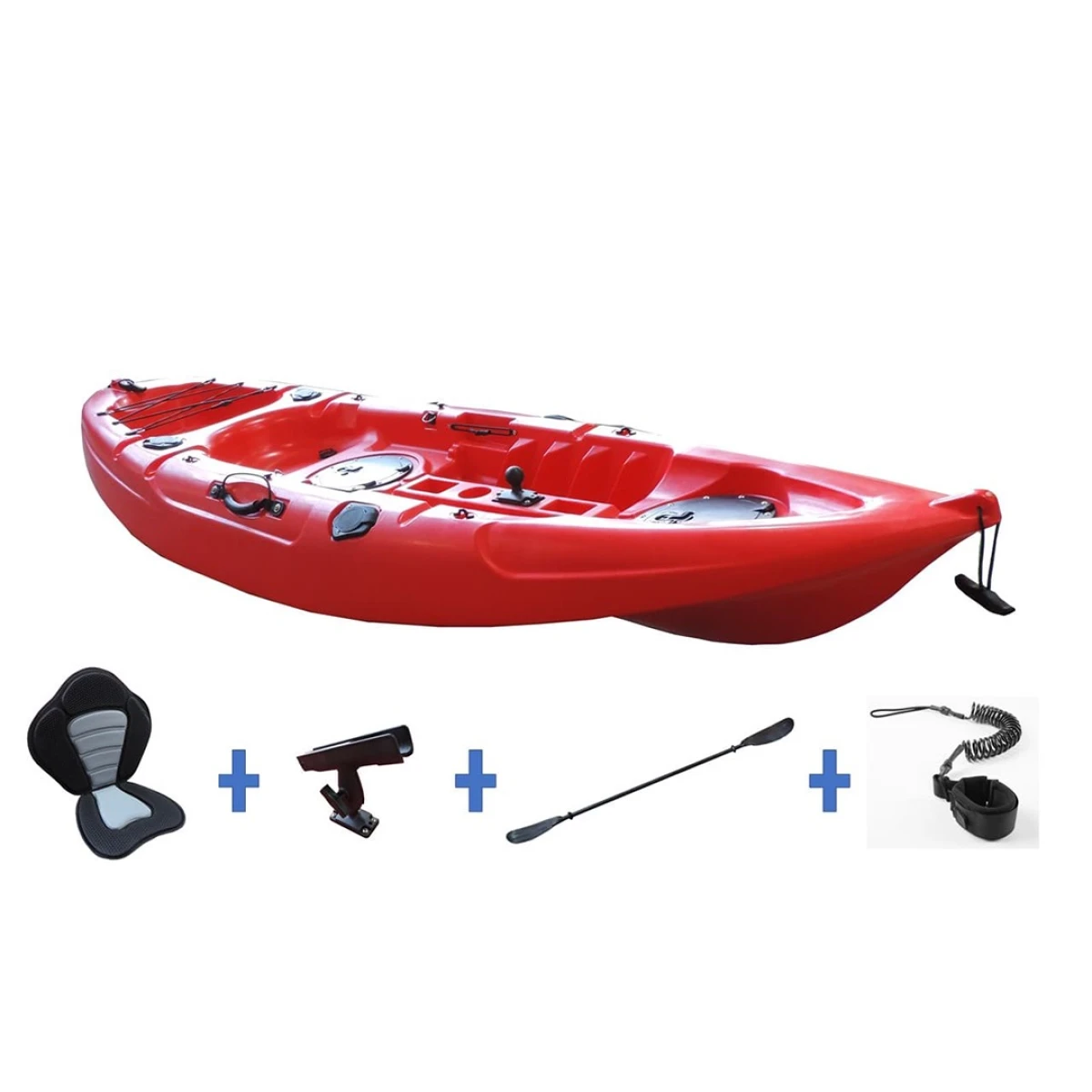 Bote Kayak con Accesorios 2.7M Incluye Documentación - ROJO 