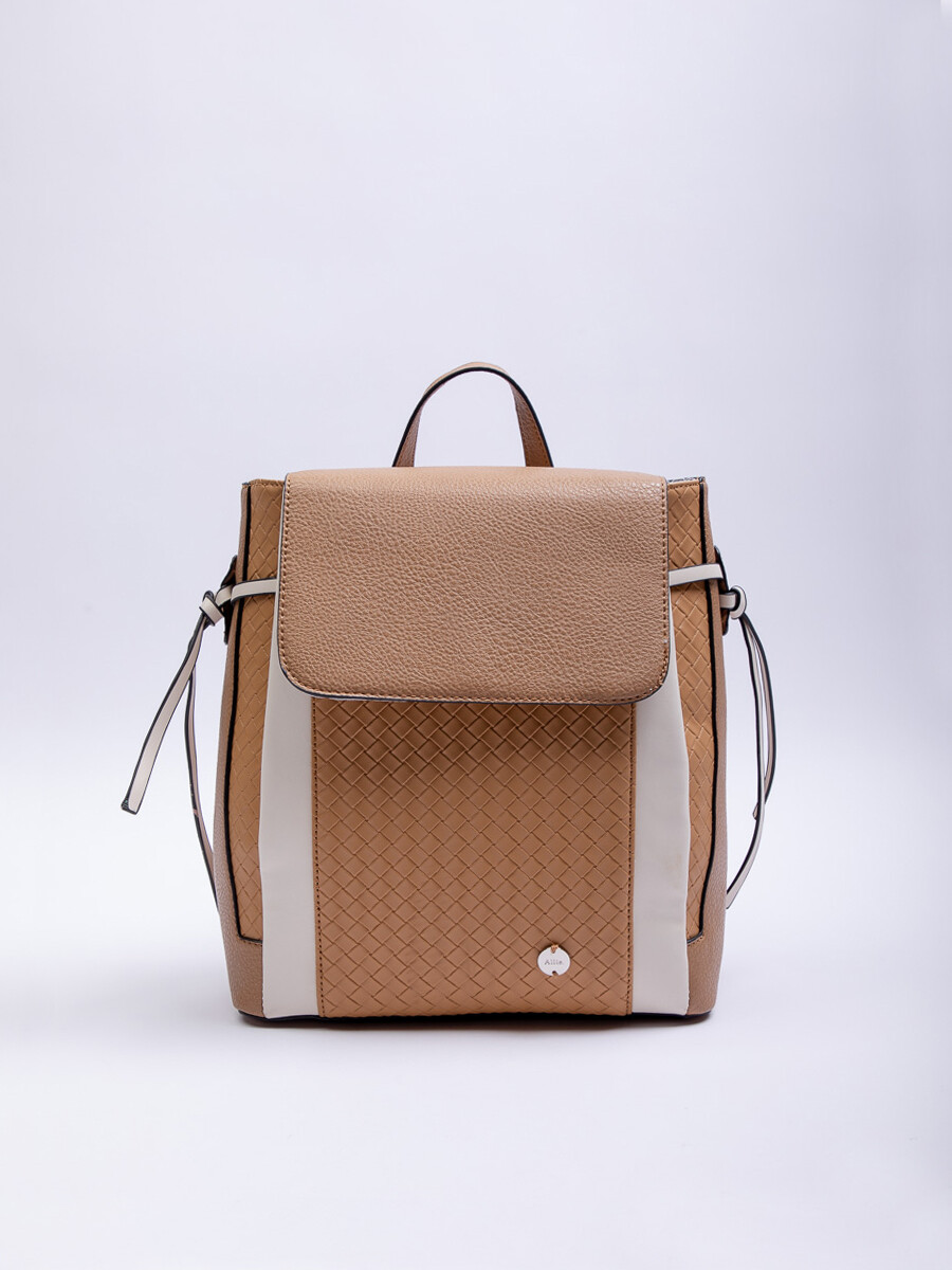 MOCHILA LUZU - Beige 