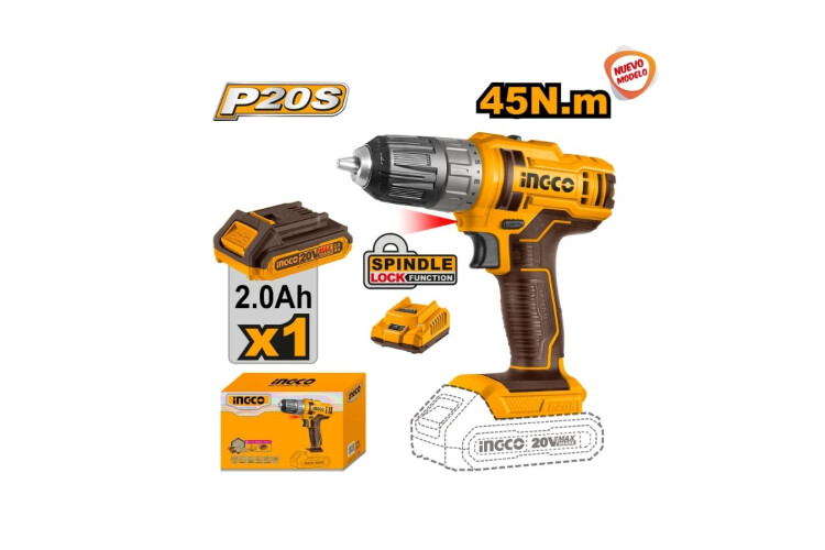 ATORNILLADOR 20V P20S C 1 BATERIA Y CARGADOR ATORNILLADOR 20V P20S C 1 BATERIA Y CARGADOR