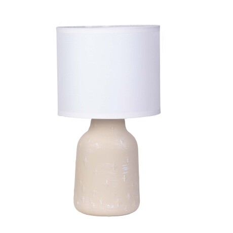LÁMPARA DE MESA CERAMICA NATURAL-BEIGE AT21000