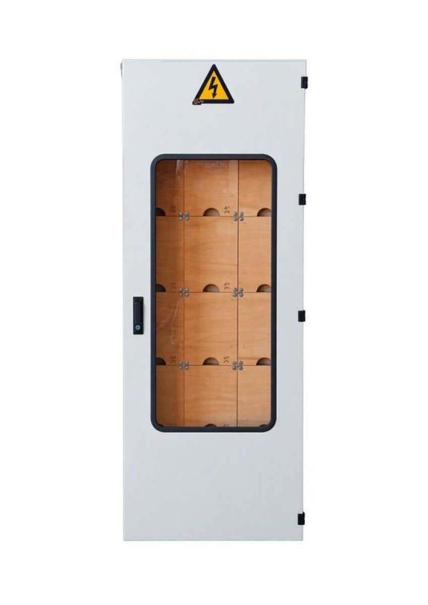 GABINETE METAL P/12 MEDIDORES TRIFASICO CORTE 100A RST+N+T 