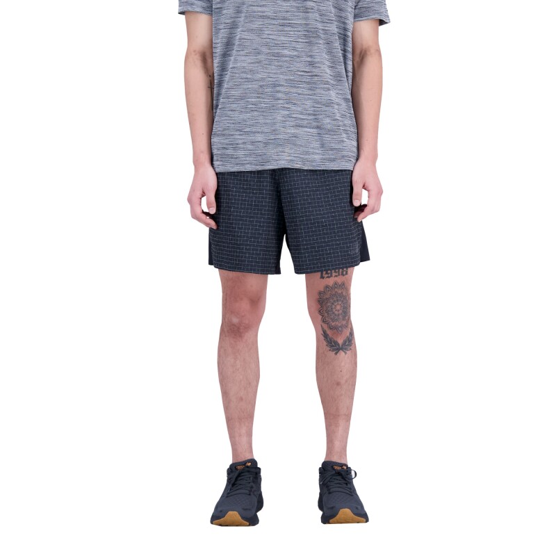 Short New Balance de hombre - MS31255BK BLACK