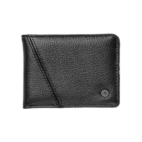 Billetera Volcom ABG PAY-A-PAL LEATHER BIFOLD Negro