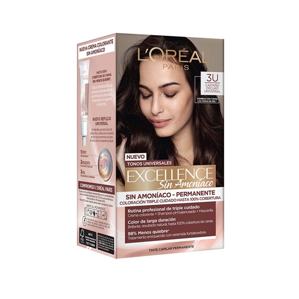 EXCELLENCE NUDES SIN AMONIACO NRO 3 única