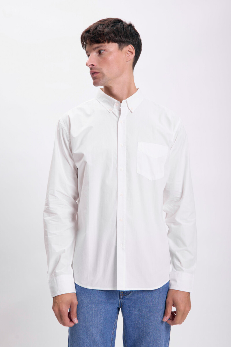 Camisa manga larga Blanco