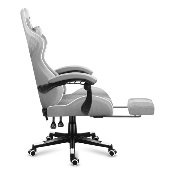 Silla Gamer Huzaro Hz Force 4.7 Con Reposapiés BLANCO